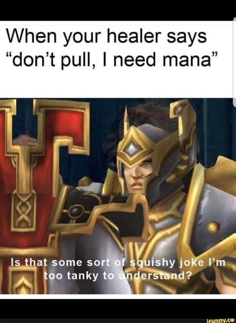 When Your Healer Says “don’t Pull I Need Mana” Ifunny Warcraft Funny Memes Wow Meme