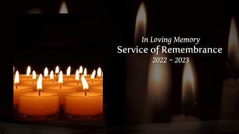 Service Of Remembrance Tribute Video