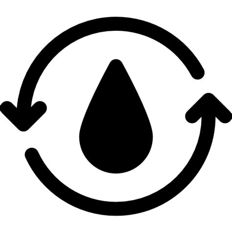 Water Basic Rounded Filled Icon