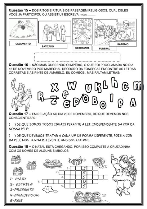 Atividades Sobre S Mbolos Religiosos Ano