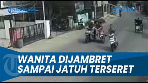 Lagi Mau Cod Wanita Di Tangerang Jadi Korban Jambret Sampai Terjatuh