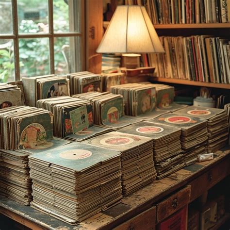 Premium Photo | Vintage vinyl records