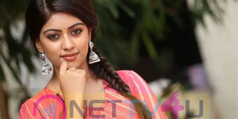 Actress Anu Emmanuel Beautiful Images At Majnu Movie Press Meet