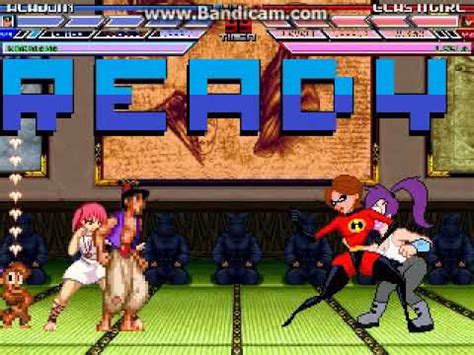 Mugen Request Aladdin Morgiana Vs Elastigirl Leela Youtube