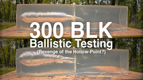 Poly Tip 300 Blackout Vs Ballistic Gel YouTube