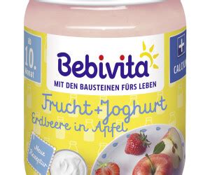 Bebivita Bio Frucht Joghurt Erdbeere In Apfel Ab 0 95