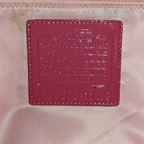 Coach Hot Pink Patent Leather Purse Gem