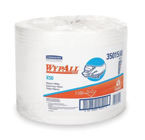 WYPALL Dry Wipe Roll Jumbo Perforated Roll Light Absorbency Good Wet