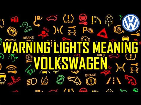 Vw Warning Lights Symbols Explained Shelly Lighting