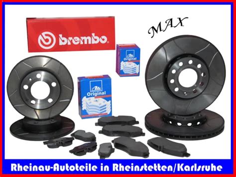 Brembo Max Sport Scheiben Bel Ge Ate Vorne Hinten Set Bmw E Bmw