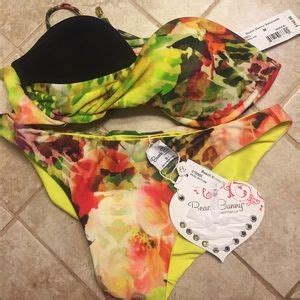 Beach Bunny Swim Nwt Beach Bunny Tropical Bikini Set Ml Poshmark