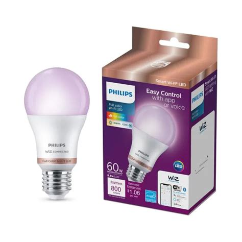 Philips Color And Tunable White A Led Watt Equivalent Dimmable