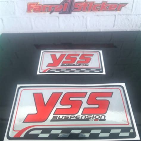 Jual Stiker Shock Sticker Yss Chrome Shopee Indonesia