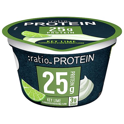 ratio protein key lime yogurt foodtown