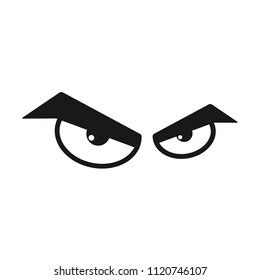 Angry eyes image Royalty Free Stock SVG Vector