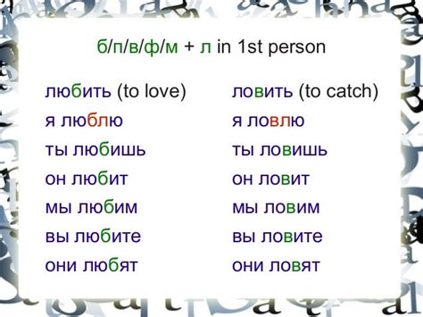 How To Conjugate Verbs In Russian