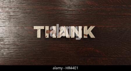 Thank You Words On Brown Wooden Background Stock Photo Alamy