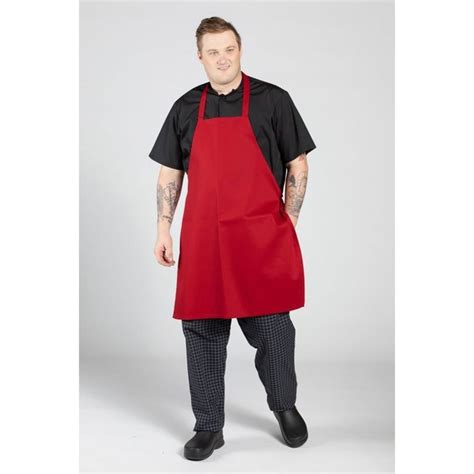 Uncommon Threads Classic Bib Apron Red 3000 1900 Zoro