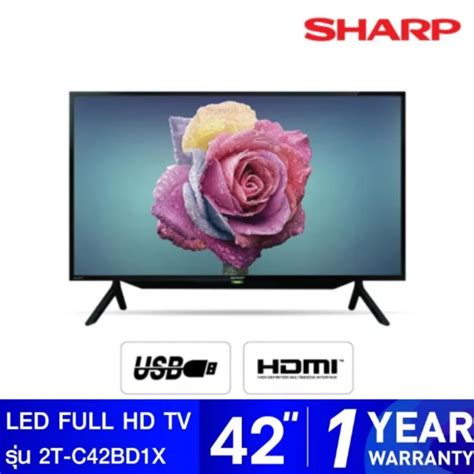 SHARP LED Digital TV Full HD TV ขนาด 42 นว รน 2T C42BD1X ราคา 5 590