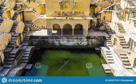 Panna Meena Ka Kund Destination In Jaipur Stock Photography ...