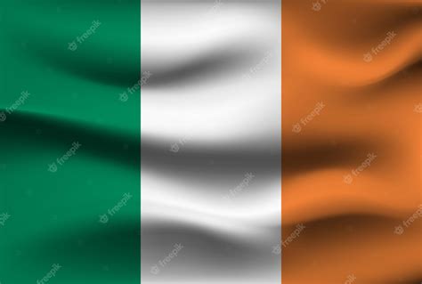 Premium Vector Flag Of Ireland Vector Illustration