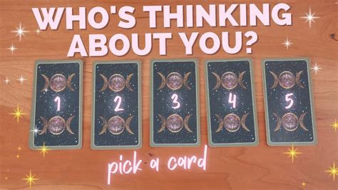 Who Is Thinking About You Why Pick A Card Timeless Tarot