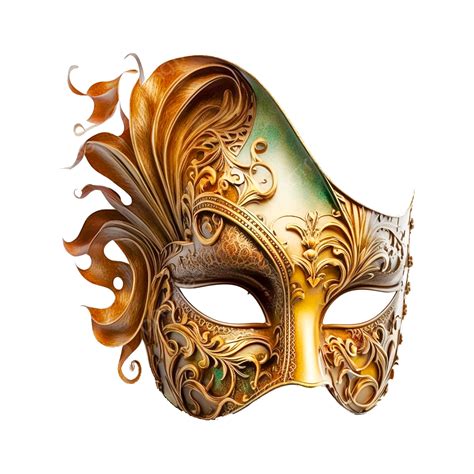 Golden Venetian Carnival Mask Png Vector Psd And Clipart With