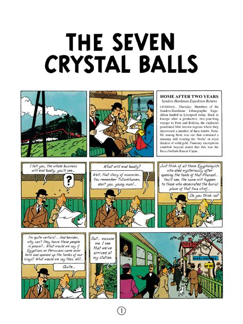 The Seven Crystal Balls Tintin