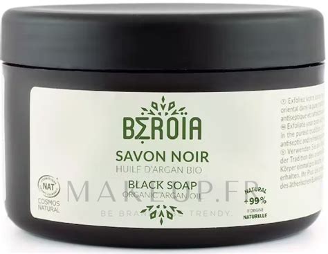 Beroia Aleppo Black Soap With Organic Argan Oil Savon noir d Alep à l