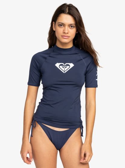 Whole Hearted Short Sleeve Upf Rashguard Roxy