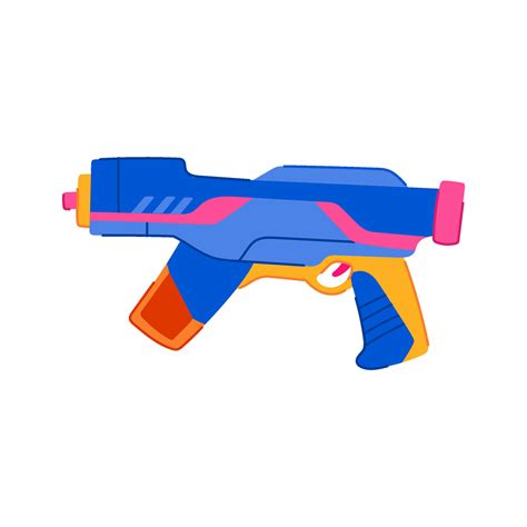 festival water gun cartoon vector illustration 25447093 Vector Art at ...