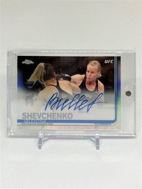 Yahoo オークション 2019 TOPPS UFC CHROME VALENTINA SHEVCHENKO A