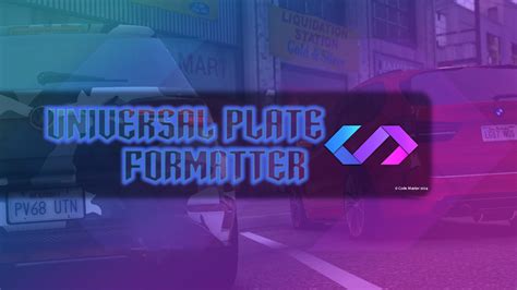 Universal Plate Formatter Gta Mods