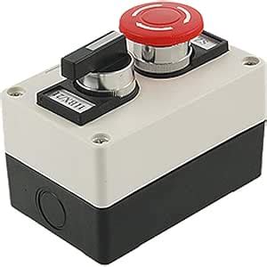 Uxcell Red Mushroom Emergency Stop Switch Push Button Station