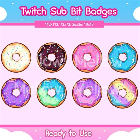 Animated Donut Emotes Etsy