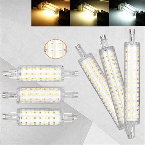 Hot 78mm 118mm R7s No Flicker Lamparas Led Lamp Smd 2835 64 128 Leds 5w