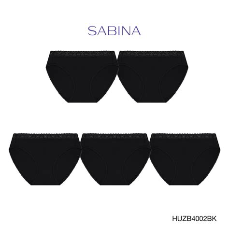 Sabina ซาบนา กางเกงชนใน Set 5 ชน ทรง Bikini รน Habpy Panty