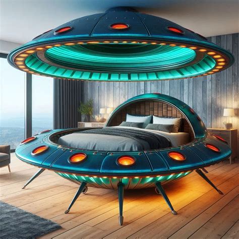 UFO-Inspired Beds for a Futuristic Sleep Experience