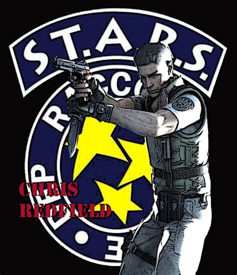 Chris Redfield Stars Poster By Christopherjredfield On Deviantart