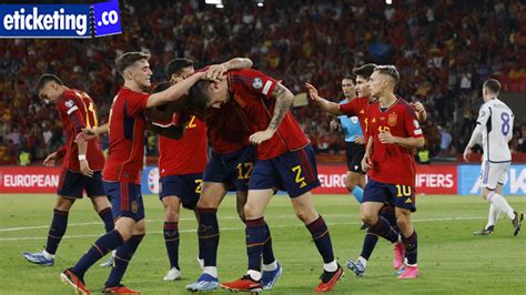 Euro Cup Qualifiers Spain Secures Spot Fifa World Cup Tickets