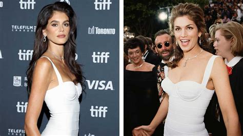 Kaia Gerber hija de la modelo Cindy Crawford recrea el look que su mamá