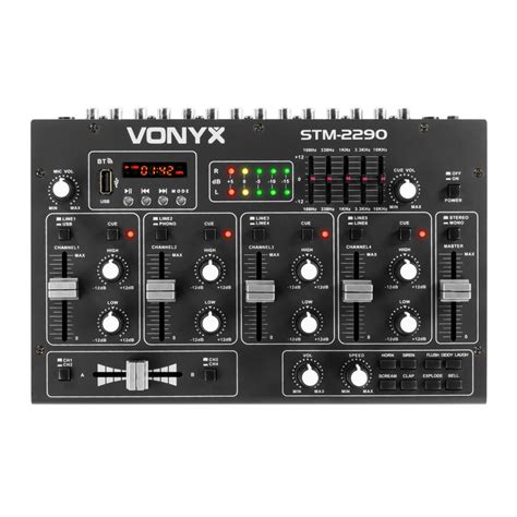 Table De Mixage 8 Canaux Multi Effets USB MP3 BT STM2290 Vonyx