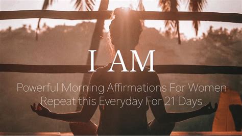 I AM中英文字版 Powerful Morning Affirmations For Women 哔哩哔哩