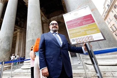 Pantheon Roma Sangiuliano Su Biglietto A Pagamento Impegno Mantenuto