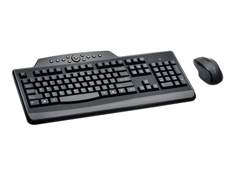 Kensington Pro Fit Wireless Media Desktop Set - Keyboard and mouse set ...