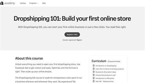 10 Top Free Dropshipping Courses Need To Learn Oneclick Dropshipping