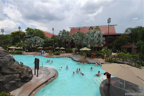 Pool area at Disney's Polynesian Resort before 2014 remodel - Photo 5 of 9