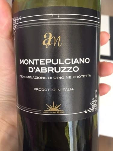 2017 Abruzzo Nel Mondo Montepulciano D Abruzzo Vivino United States