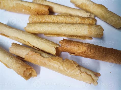 Kue Semprong Or Asian Egg Roll This Is A Traditional Indonesian Wafer