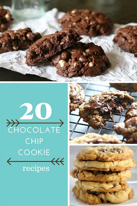 20 Chocolate Chip Cookie Recipes - Pink Cake Plate